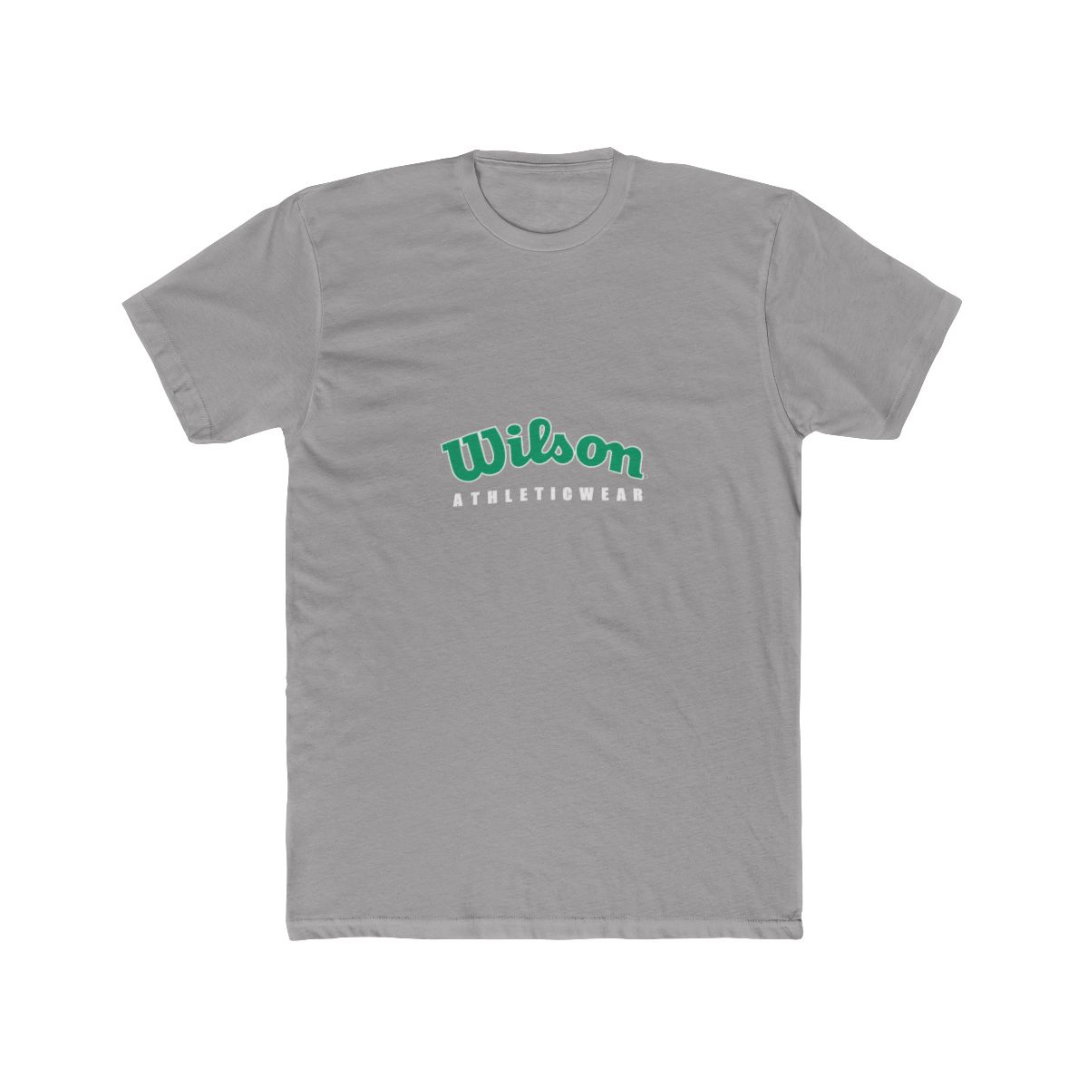 A navy blue T Shirt with a green and white "Wilson Athleticwear" logo - Official t-shirts merchandise