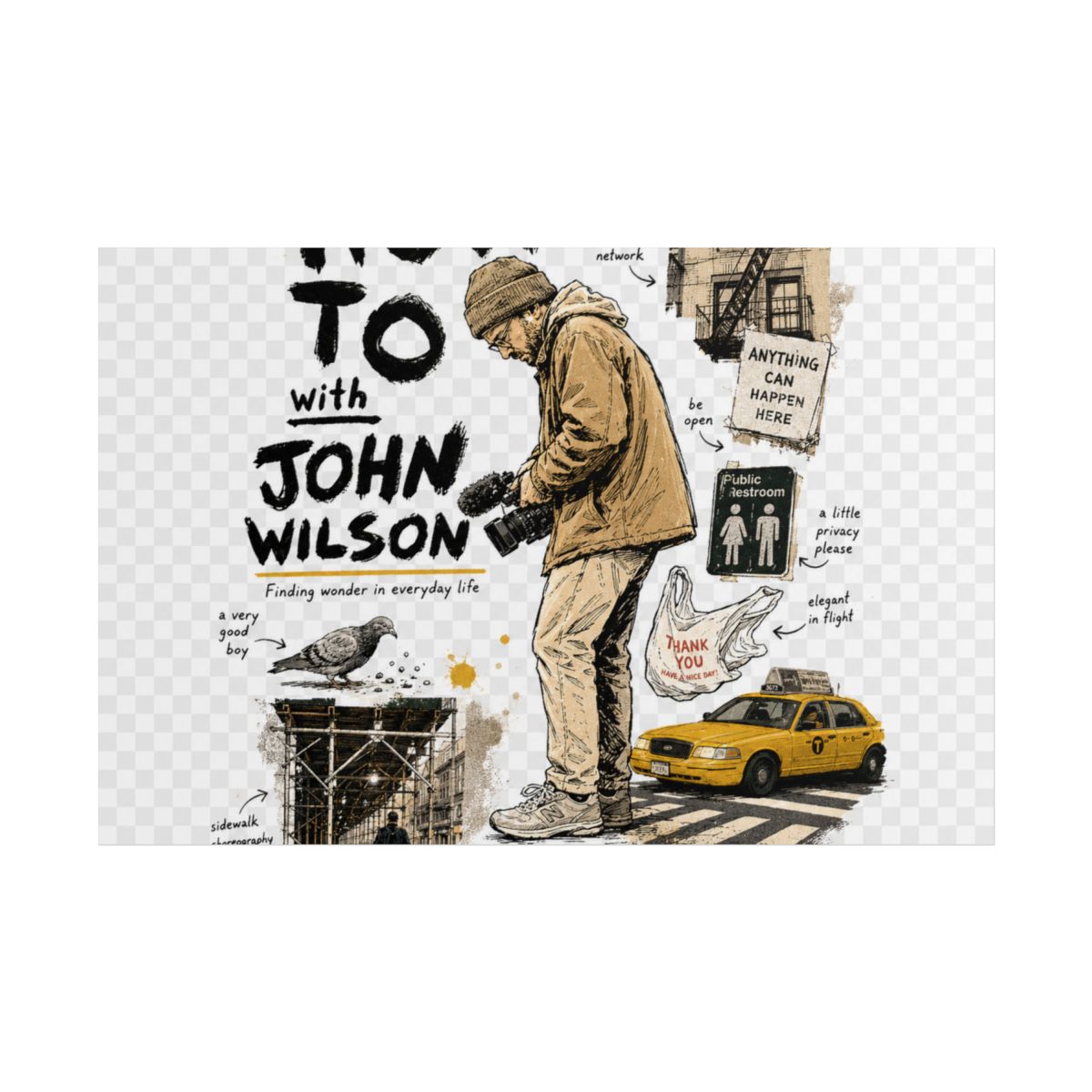 How To with John Wilson Rolled Poster